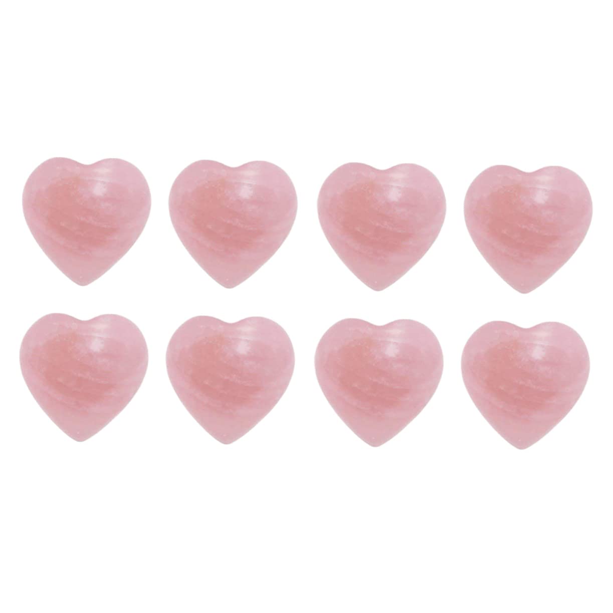 Lurrose 20stücke Herz Ornamente Aus Kristall Liebe Form Von Deko Für Hochzeiten Zuhause Und Partys Rosa