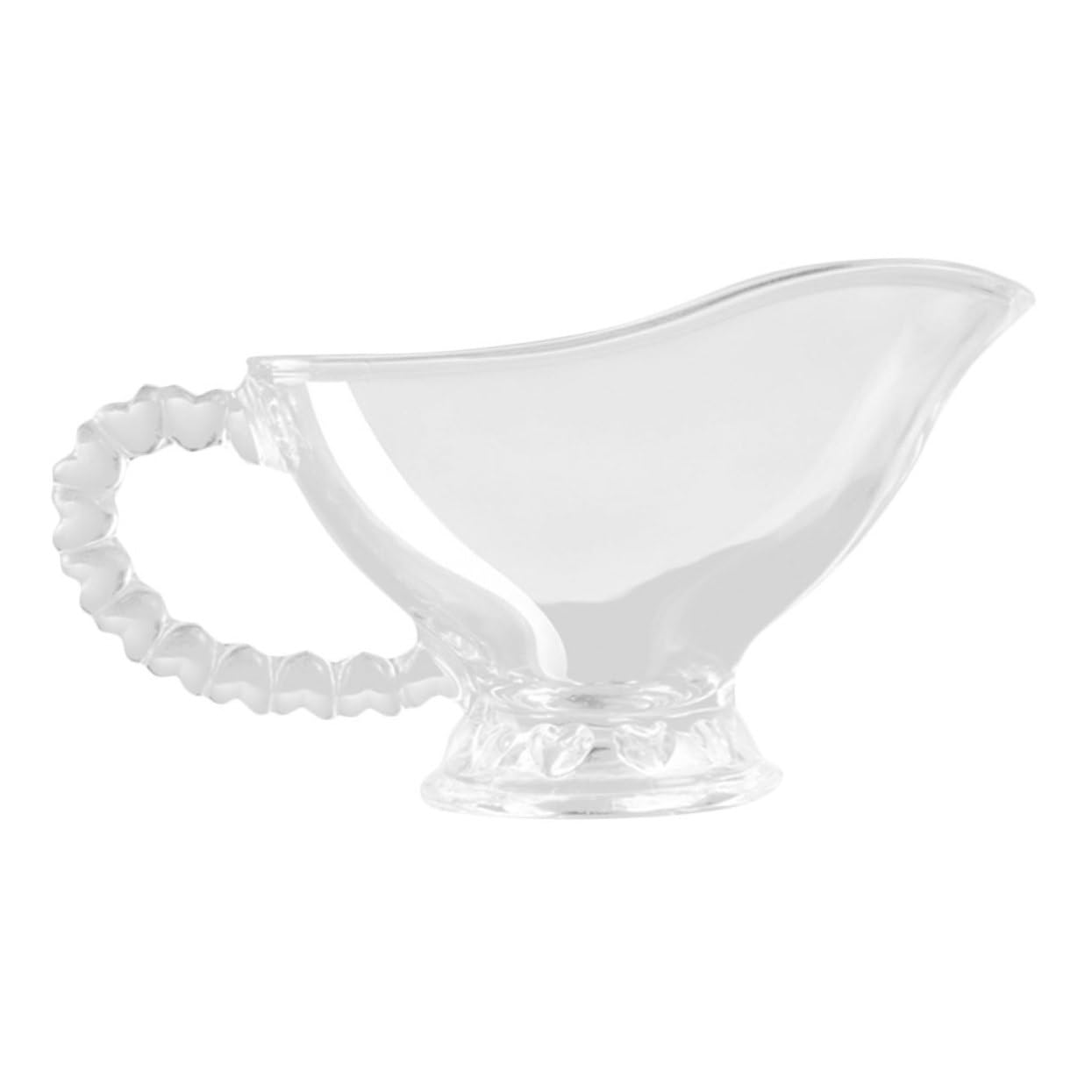 HOLIDYOYO Sauce Dispenser Sauce Container Flatware Gravy Pitcher Glass