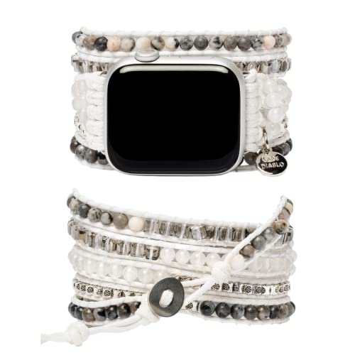 Cape Diablo White Labradorite smartwatch strap
