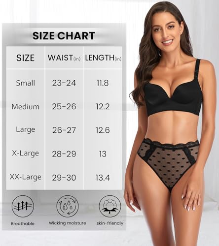 Image of Eiggam Women's Cotton Bikini Panties,High-Cut Full Coverage Stretch Cool Underwear for Women