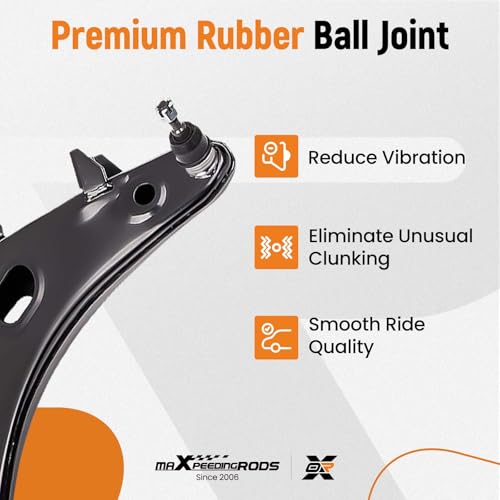 maXpeedingrods 2Pcs Front Lower Control Arm with Ball Joint for Subaru Forester 2009-2013, for Subaru Impreza WRX 2011-2014, MS801051 MS801052 - Image 4