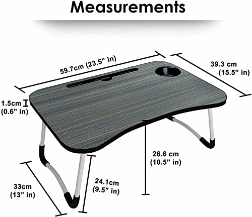 Mesa De Madeira Dobravel Portatil Para Notebook Cama Sofa