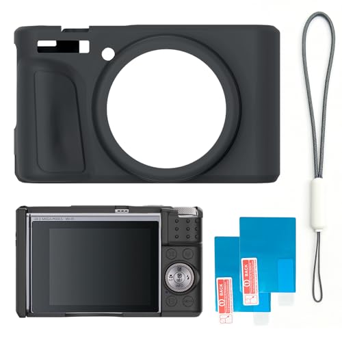 Funda de silicona para Canon PowerShot SX740/SX730 HS negra miniatura 7