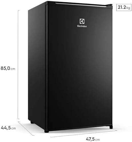 Frigobar Electrolux 90L Efficient com Controle de Temperatura Cor Black (EM90B) 127V