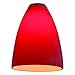 Mania - Pendant Glass Shade - Red Glass Finish