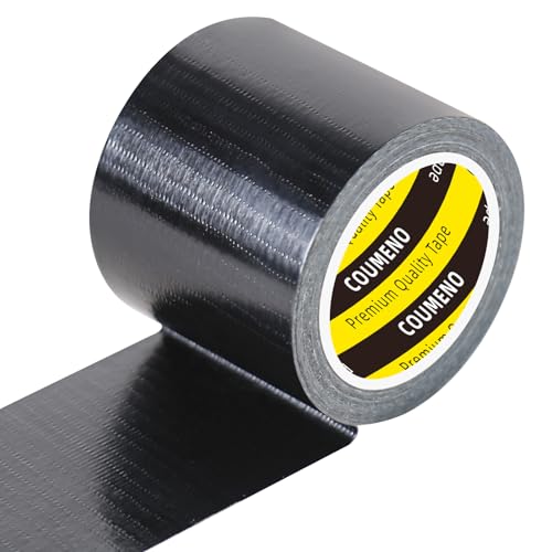 Image of Strong Adhesive Cloth Weather Stripping Tape 2in x 16.4FT Black - Weather Sealing Strip for Sliding Windows /Doors, Draft Blocker & Insulation, Soundproof Dustproof Waterproof Windproof
