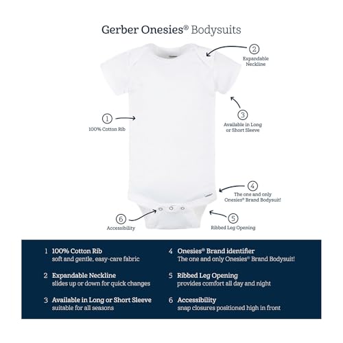 Image of Gerber unisex baby 8-pack Short Sleeve Onesies Bodysuits and Toddler T Shirt Set