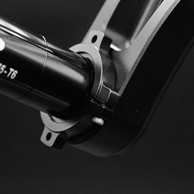 Ultralight Road Bike Crankset, Hollow Tech Bicycle Crank Arm Set 165/170/175mm with Bottom Bracket, 3-Bolt Direct Mount Crank Compatible with GXP,Gravel Bike,Folding Bicycle,Road Bike