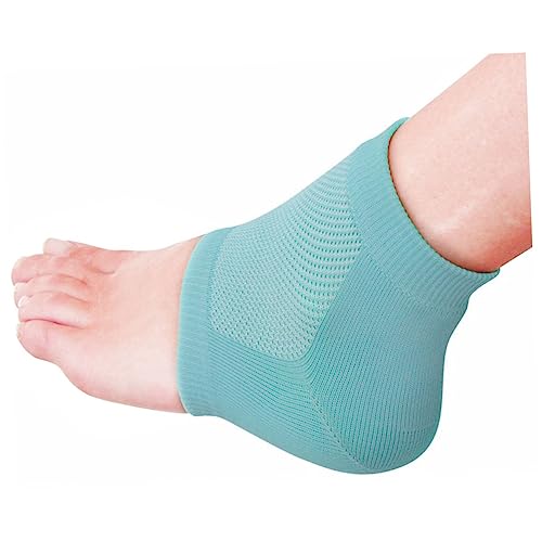 IWOWHERO Moisturizing Gel Heel Socks for Dry Cracked Skin Toe Recovery Socks Vitamins Butter Random Color