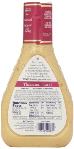 Ken's Foods 1000 Island Sald Dressing, 16 Fl Oz #TOP1