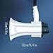 Cheerleading Megaphone Speaker Hand Megaphones Adjustable Vol Control Portable Foldable Bullhorn Speaker Recording Safety Drills Bullhorn