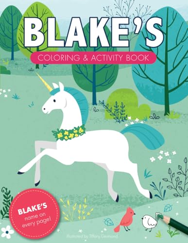 Blake's Coloring & Activity Book: A Personalized Gift For Blake - Her Name on Every Custom Coloring Page (Personalized Coloring Pages) image 2