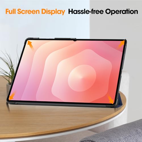 Fitudoos Etui kompatybilne z Samsung Galaxy Tab S11 Ultra 14,6", ultra cienkie, lekkie i inteligentne etui, z funkcją stojaka, automatyczne uśpienie/budzenie, niebieskie