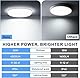 Deckenlampe LED Deckenleuchte, Lampe Decke 36W 4500LM IP54 Wasserfest, Badlampe Rund Flach Modern Deckenleuchten Superhelle Kaltlicht Rahmenlose Lampen Für WohnzimmerKücheSchlafzimmer-6500K