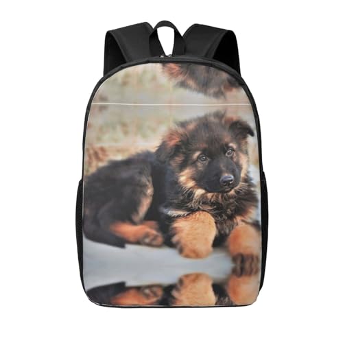 Sac pour ordinateur portable à motif berger allemand : la solution légère contre le mal de dos