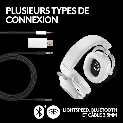 Souris Pro X Superlight 2 et Casque sans Fil pour Éliminer la Latence sur PC