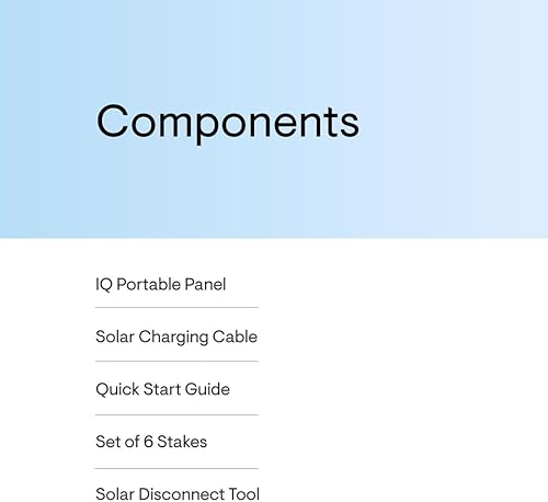 Miniatura 9 de Enphase IQ Panel portátil  Panel solar plegable de 200 W, ligero y portátil para energía solar en movimiento, compatible con IQ PowerPack 1500,