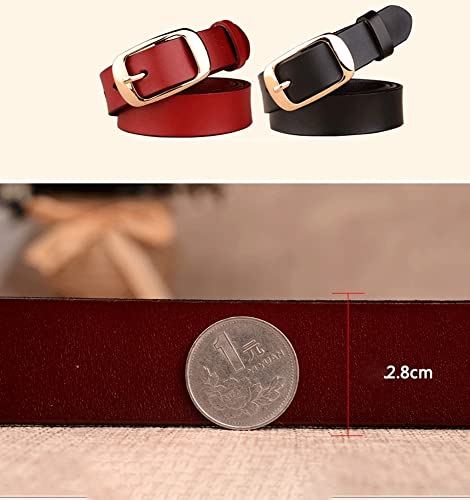 Women Genuine Leather Belt Women Strap Pure Color Belts Jeans Belt Women's Belts2