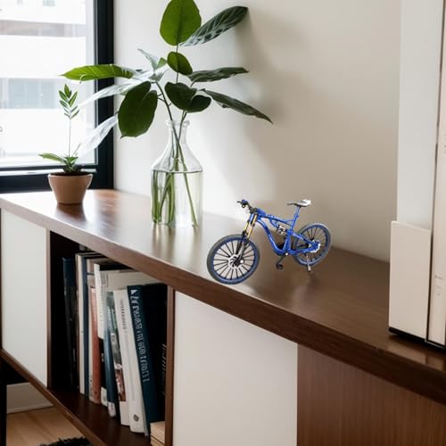 Bicicleta de dedo escala 1:8 resistente de aleación mini BMX interactiva 4