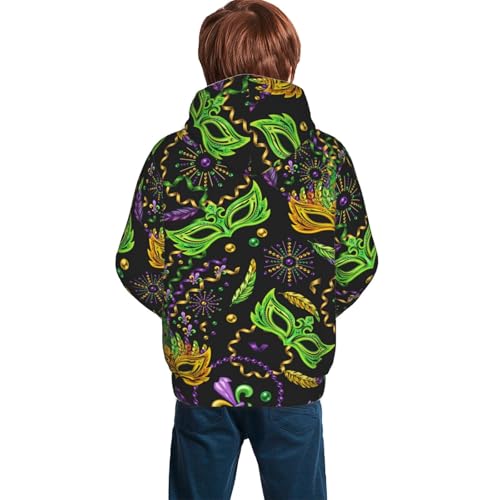 Carnival Mardi Gras3 Kid Hoodies Boys Sweatshirts Girls Pullover with Pocket4