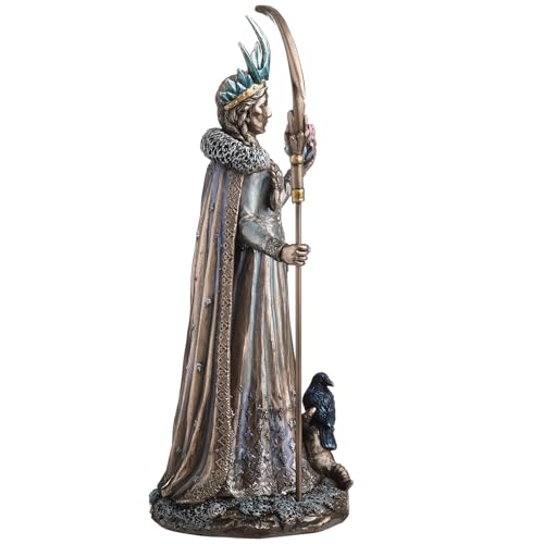 Estatua Mora Diosa Eslava de Invierno 9.16 in Bronce y Resina miniatura 3