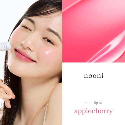 Image of NOONI Korean Lip Oil Set - Applecherry & Applefig - Long-Lasting, Moisturizing, Plumping, Revitalizing for Dry Lips - Waterproof, No Peel Off, Stocking Stuffers Lip Plumper (2EA, 0.12 fl oz)