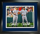 Framed Derek Jeter & Alex Rodriguez New York Yankees Dual Facsimile Laser Engraved Signature Auto 12'x15' Baseball Photo HOFSM Holo