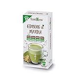 Foodness - 1 Box da 10 Capsule di Ginseng & Matcha, Capsule Compatibili con Sistema Nespresso, Preparato Solubile, Senza Glutine, Lattosio, Additivi e Senza Zuccheri Aggiunti