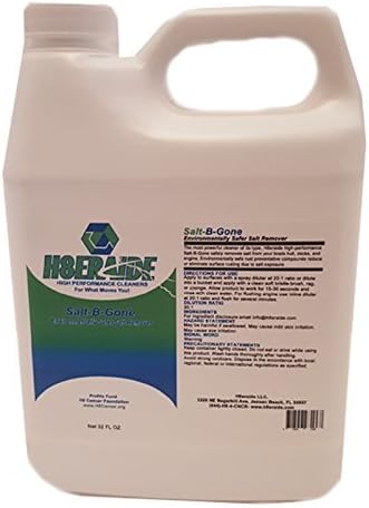 H8eraide Salt Remover for Boats - 32 Ounces Flush Salt Away with Patented Technology - Salt-B-Gone