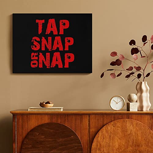 Lienzo de Jiu Jitsu Tap Snap Or Nap de 30x40 cm para decorar paredes 5