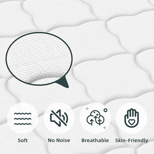 dosleeps Single Mattress 3FT | 10.8 Inch Memory Foam & Pocket Sprung | 9-Zone Orthopedic Support,Medium Firm,Edge Support,Motion Isolation 90x190x27.5cm