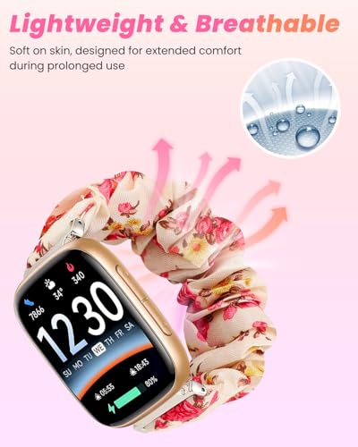 Correa para Smartwatch Fitpolo GTX20 diseño elástico blanco miniatura 3