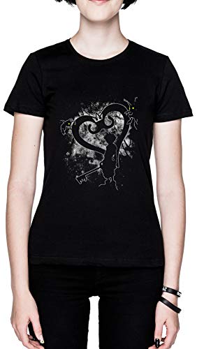 T-shirt noir femme Llave Espada Elegido haut stretch taille XS