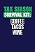 Produktbild Tax Season Survival Kit: Coffee Tacos Wine: Dark Blue, White & Green Design, Blank College Ruled Line Paper Journal Notebook for Accountants and Their ... Book: Journal Diary For Writing and Notes)