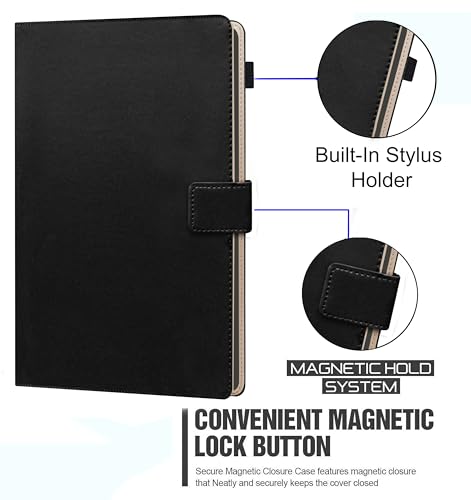 Image of TGK Flip Cover for Infinix XPAD LTE 11 inch Tablet Case with Stylus Holder (Black)