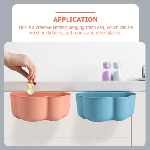 Set de 3 canecas colgantes para cocina, plástico, colores surtidos miniatura 6