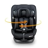 Nebioネビオ ISOFIX＋テザーベルトで足下広々チャイルドシート 新生児 0歳～12歳頃まで R129適合 ベビーグッズ 出産祝い リクライニング 360°回転式 洗える 取付簡単 ISOFIX テザーベルト ターンピットF-TT