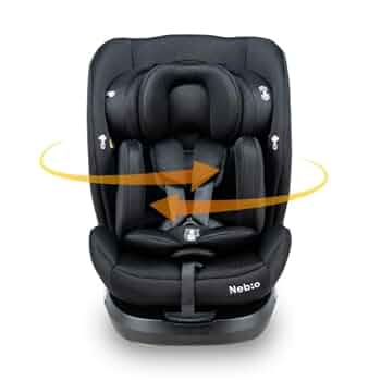 【極美品】ネビオ ターンピットF 回転式 ISOFIX チャイルドシート 新生児 ターンピットF グレー ( 1台 )/ ネビオ(Nebio) チャイルドシート