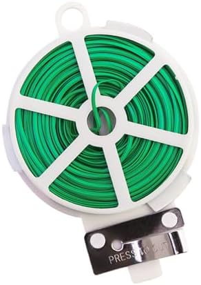 Núcleos de hierro reutilizables para encuadernación de plantas con revestimiento, tallos de jardinería ajustables para invernadero, kit de alambre de escalada