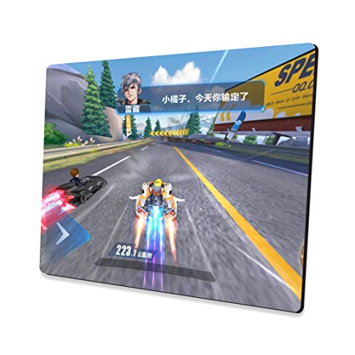 Image of Paper Plane Design - 90's Cartoon Printed Anti Skid Non Slip Rubber Mouse Pad of Computers. Size - 9 x 7 inches.d81