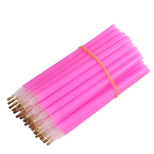 Bolígrafo para bordar gemas rosa SEWACC de 100 piezas para pintura de mosaicos