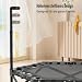 Fitness Trampolin Indoor, 106 cm Klappbar Mini Trampolin Indoor mit 3-Fach Höhenverstellbarem Griff, X-Rahmen für Extra Stabilität, 200 kg Tragkraft, Trampoline Klein für Kinder Zuhause & Training