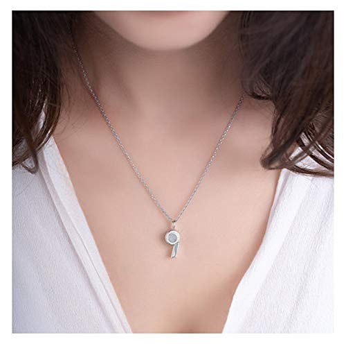 Pendentif sifflet de survie argent et diamants pour vos sorties outdoor et soirées punk