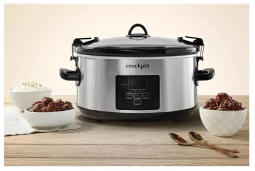image for Crock-Pot Programmable Digital 7-Quart MyTime Cook & Carry Slow Cooker