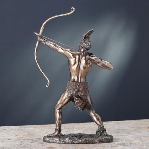 Estatua Orisha Ochosi Diseño Veronese 11 Pulgadas miniatura 6
