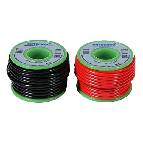 BNTECHGO 18 Gauge PVC 1007 Solid Electric Wire Cover