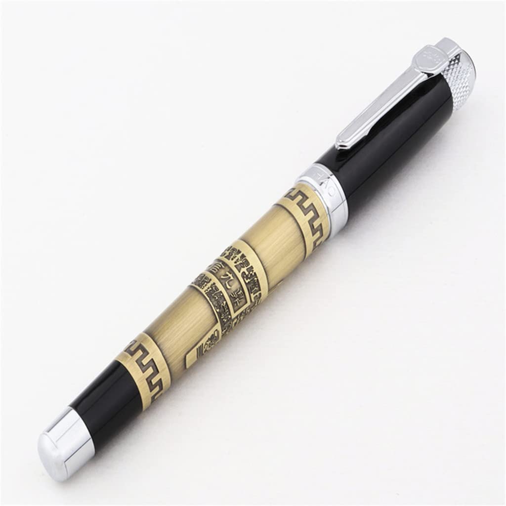 Stylo plume couleur bronze rétro fournitures scolaires bureau papeterie couleurs plume stylo plume