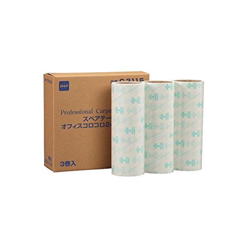 ニトムズ オフィスコロコロ スペアテープ 幅240mm&times;40周巻 C3115 1パック(3巻) &times;2セット