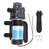 Oreilet Bomba Diafragma Eléctrico, G1/2 130m Cabezal 120 W Self Priming Water Pressing Bomber para Campistas Vehículos Recreativos, Velocidad Flujo 10 L/min, Elevación 1,5 M, Cabezal