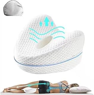 Knee Pillow for Side Pillow, Memory Foam Knee Pillow, Suitable for Leg, Back, Knee Pain, Improve Sleep Quality, Side Sleeper Leg Pillow